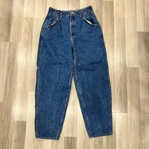 Lee Women's Vintage Blue and Navy mom Jeans